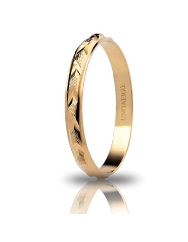 Wedding Rings Verbena Unoaerre Gold White