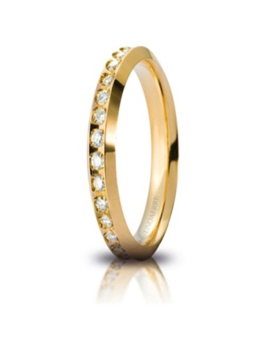 Anniversary Ring Venus Yellow Gold Diamond