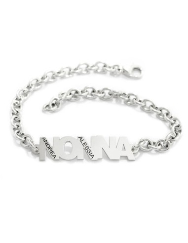 Pulsera ABUELA en plata