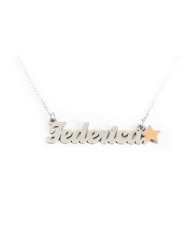 Collana personalizzata con nome "Name in Star"