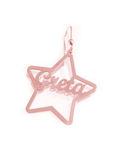 Rosé Star Earring