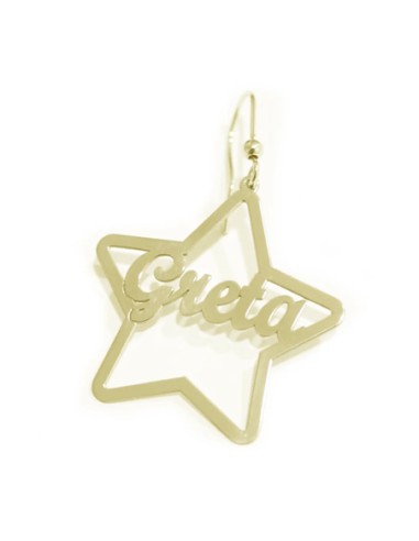 Golden Star Earring