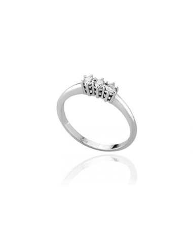 anillo trilogía con diamantes: ¡precio exclusivo!